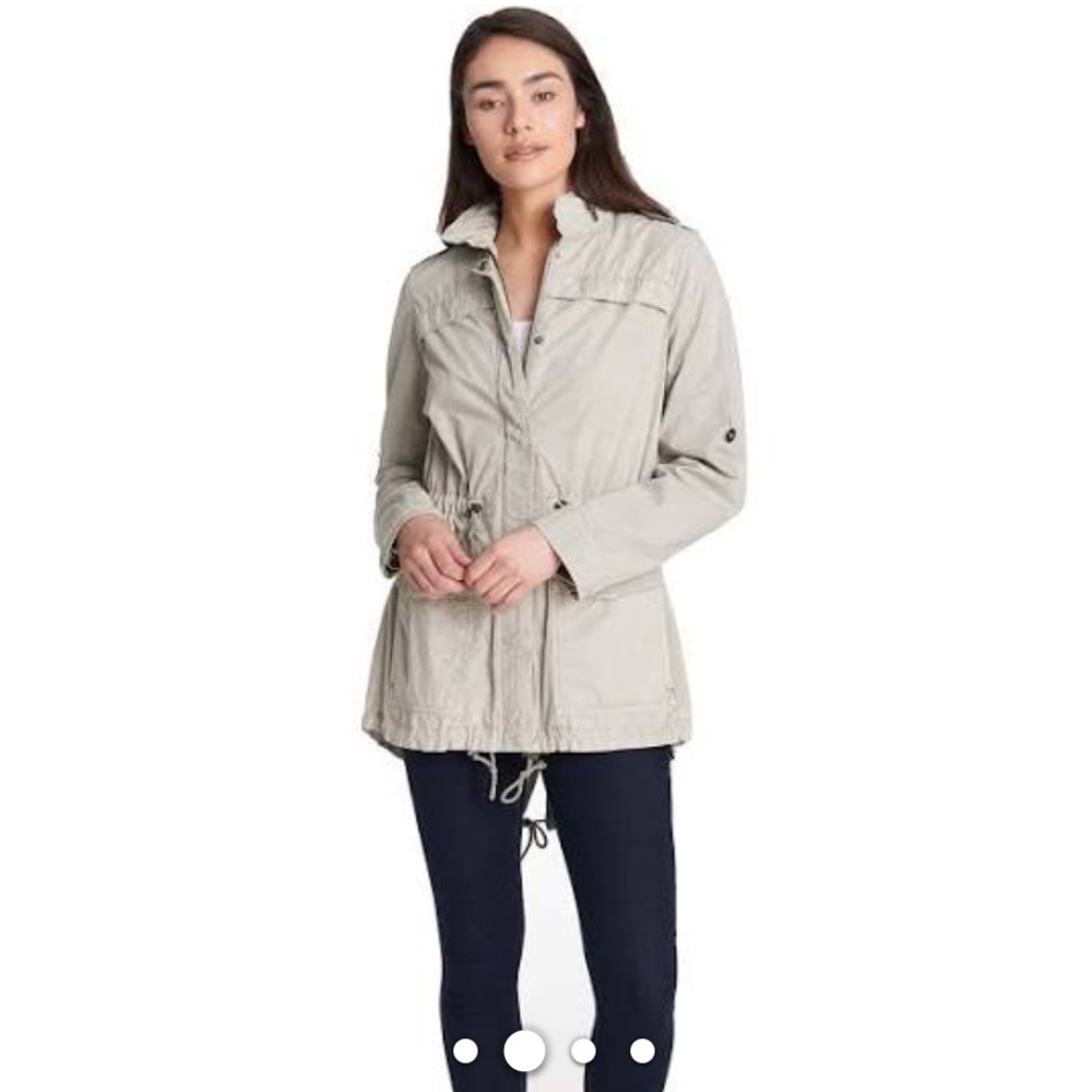 LEVI'S Classic Lightweight Parka Coat Moonbeam - Picture 2 of 8